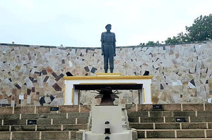 A Statue Of Sri Lanka War Hero Lance Corporal Gamini Kularatne | Cultural Monument | Elephant Pass | Sri Lanka | Australian Cricket Tours