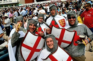 Knights Templar Always Convene At Ashes Matches In England, Here Seen At Old Trafford, Manchester in 2005 | Australian Cricket Tours 