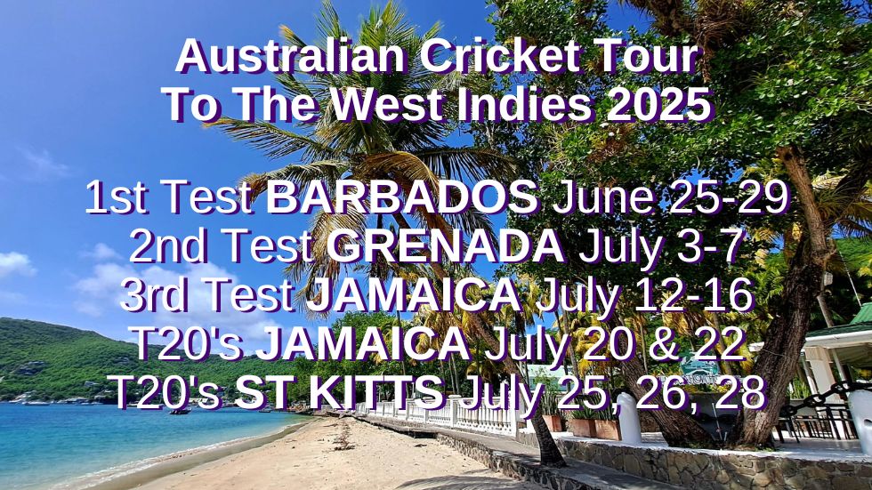 Australian Cricket Tour To The West Indies 2025