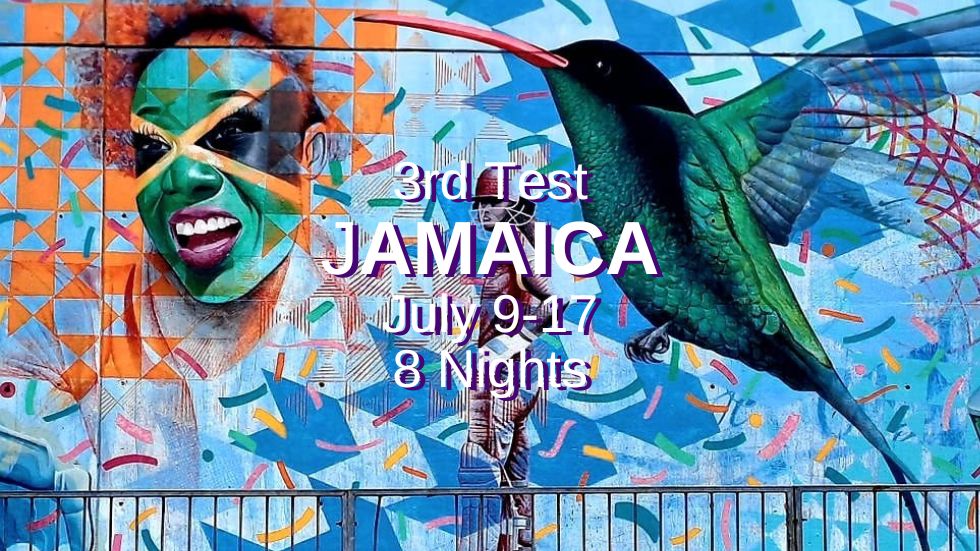 Jamaica ONLY | Australian Cricket Tour To The West Indies 2025 | Tour Booking